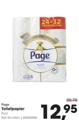 HANOS Page Toiletpapier aanbieding