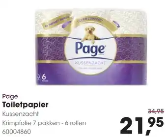 HANOS Page Toiletpapier aanbieding