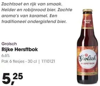 HANOS Grolsch Rijke Hersftbok aanbieding