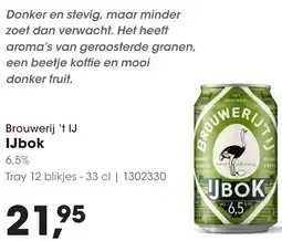 HANOS Brouwerij 't IJ IJbok aanbieding