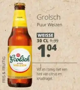 Mitra Grolsch Puur Weizen aanbieding