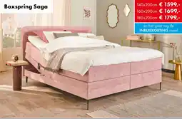 Woonsquare Boxspring Saga aanbieding