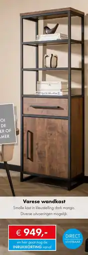 Woonsquare Varese wandkast aanbieding
