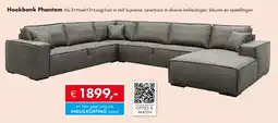 Woonsquare Hoekbank Phantom aanbieding