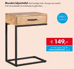 Woonsquare Mundra bijzettafel aanbieding