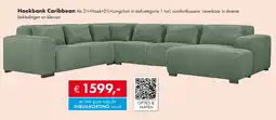 Woonsquare Hoekbank Caribbean aanbieding