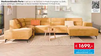 Woonsquare Hoekcombinatie Porto aanbieding