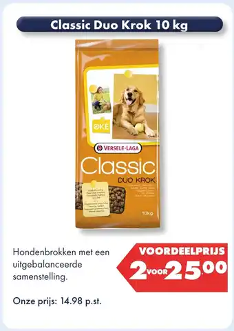 Huisdier Voordeelshop Classic Duo Krok 10 kg aanbieding