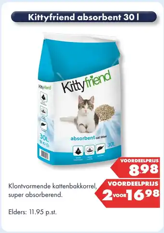 Huisdier Voordeelshop Kittyfriend absorbent 30 I aanbieding
