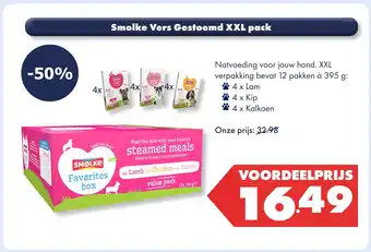 Huisdier Voordeelshop Smolke Vers Gestoomd XXL pack aanbieding