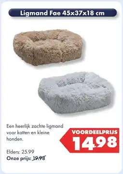 Huisdier Voordeelshop Ligmand Fae 45x37x18 cm aanbieding
