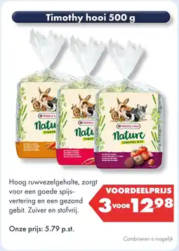 Huisdier Voordeelshop Timothy hooi 500 g aanbieding