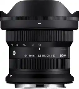 Coolblue Sigma 10-18mm f/2.8 DC DN Contemporary Fujifilm X aanbieding