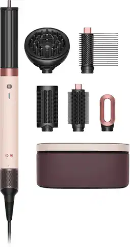 Coolblue Dyson Airwrap Co-anda 2x Curly + Coily Ceramic Pink aanbieding
