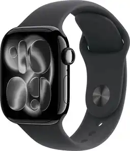 Coolblue Apple Watch Series 11 42mm Zwart Sportband S/M aanbieding