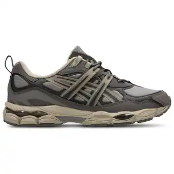 Foot Locker Asics GEL-NYC Sneakers Heren - Grijs - Maat 45 - Mesh/Synthetisch aanbieding