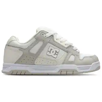 Foot Locker DC Shoes Stag Sneakers Heren - Beige - Maat 41 - Leer aanbieding