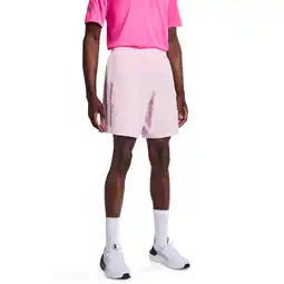 Foot Locker Under Armour Tech Korte Broeken Heren - Roze - Maat L - Poly Woven aanbieding