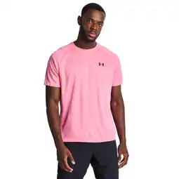 Foot Locker Under Armour Tech T-shirts Heren - Roze - Maat S - Poly Jersey aanbieding