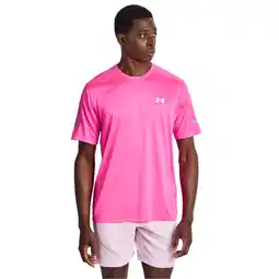 Foot Locker Under Armour Tech T-shirts Heren - Roze - Maat M - Poly Jersey aanbieding