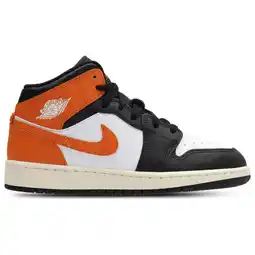 Foot Locker Jordan Aj1 Mid Kindersneakers - Bruin - Maat 36 - Leer aanbieding