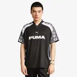 Foot Locker Puma Football T-shirts Heren - Zwart - Maat M - Poly Woven aanbieding