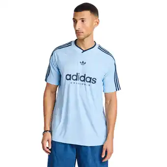 Foot Locker Adidas Football T-shirts Heren - Blauw - Maat XS - Poly Jersey aanbieding
