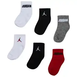 Foot Locker Jordan Kids Ankle 6 Pack Sokken Unisex - Zwart - Maat 6- 12 MONTHS aanbieding