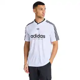 Foot Locker Adidas Football T-shirts Heren - Wit - Maat M - Poly Jersey aanbieding