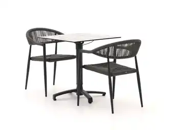 Kees Smit Manifesto Belpasso/Canzo 70cm dining tuinset 3-delig verstelbaar aanbieding