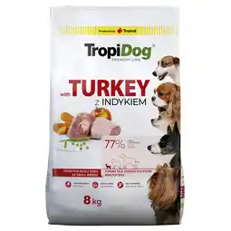 Zooplus 8kg Tropidog Premium Adult Small Kalkoen & Rijst hondenvoer droog aanbieding
