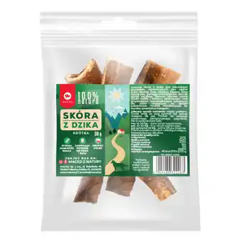 Zooplus 100g Maced Wild Zwijn Huid Hondensnacks aanbieding