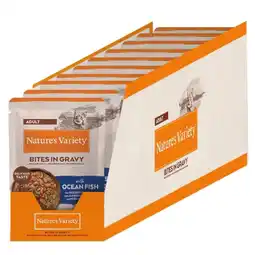 Zooplus Nature's Variety Bites in Saus 22 x 85 g Kattenvoer - met zeevis aanbieding