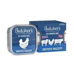 Zooplus Voordeelverpakking Butcher's Original 24 x 150 g - Sappige recepten (rundvlees, lamsvlees, kip) aanbieding