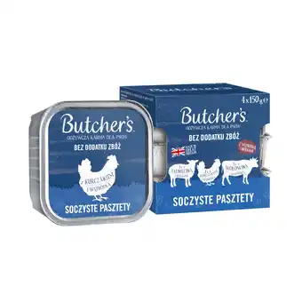 Zooplus Voordeelverpakking Butcher's Original 24 x 150 g - Sappige recepten (rundvlees, lamsvlees, kip) aanbieding