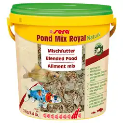 Zooplus 10l Sera Vijvermix Royal Nature Vijvervoeder aanbieding