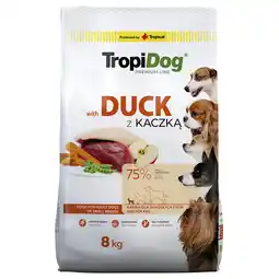 Zooplus 8kg Tropidog Premium Adult Small Eend & Rijst droogvoer voor honden aanbieding