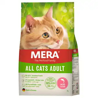 Zooplus 2 kg mera Cats zalm kattenvoer droog aanbieding