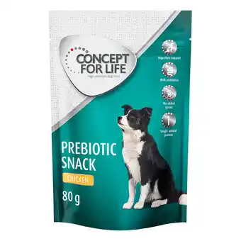 Zooplus Concept for Life Prebiotic Snack met Kip - 80 g aanbieding