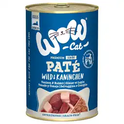 Zooplus 6x400g WOW Cat Senior Wild & Konijn natvoer voor katten aanbieding