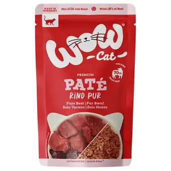 Zooplus 12 x 125 g WOW Cat Adult Rund Pur nat kattenvoer aanbieding