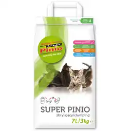 Zooplus 7l Super Pinio kattenbakvulling Naturel aanbieding