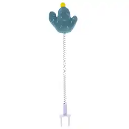 Zooplus TIAKI Natuur kattenspeeltje cactus met veer 31x7x2cm aanbieding