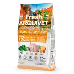 Zooplus 2,5kg Arquivet Fresh scharrelkalkoen droogvoer voor honden aanbieding