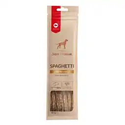 Zooplus 40g Maced Super Premium Varkensvlees Spaghetti Hondensnacks aanbieding