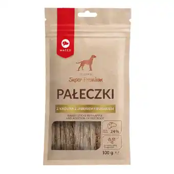 Zooplus 100g Maced Super Premium Rabbit Sticks met appel en rode biet hondensnacks aanbieding