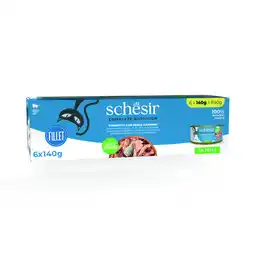 Zooplus 6x140g Tonijn met sardines Schesir Complete Nutrition in gelei natvoer voor katten aanbieding