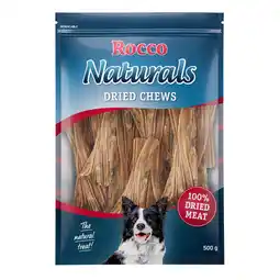 Zooplus 500g Gedroogd Vlees Rocco Hondensnacks aanbieding