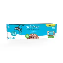 Zooplus 6x140g Tonijn Schesir Complete voeding in gelei natvoer voor katten aanbieding