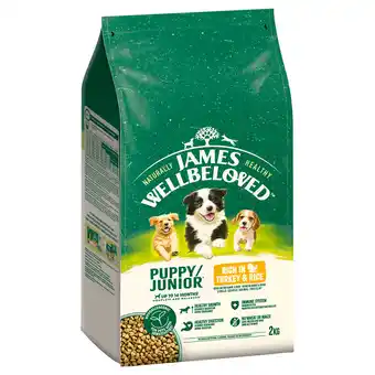 Zooplus James Wellbeloved Junior Dog Hypoallergenic Kalkoen & Rijst - 2 kg aanbieding